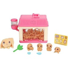 Eco Lounge Live Pets - Mama Surprise Minis. Feed And Nurture A Lil' Inside Their Hutch So She Can Be A Mama. She Has 2, 3, Or 4 Babies With To Dress Up The Babies