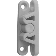 Eco Lounge Sineklik ve Dolap Kapakları Için Çıt Çıtlı Tutucu Kilit 4lü Beyaz