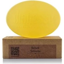 100% El Yapımı ve Doğal Bebek Sabunu 90 gr - Bitkisel Gliserin, Doğal Yağlar ile Bebeğiniz Için Saç ve Vücut Temizleyici Sabun