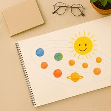 Eco Lounge Resim Defteri, 25X35 Cm, 30 Yaprak, Sert Karton Kapak, Spiral Cilt, 120G Kaliteli Kağıt, Kolay Koparılabilen Sayfalar, Boyama Teknikleri Kılavuzu Içerir