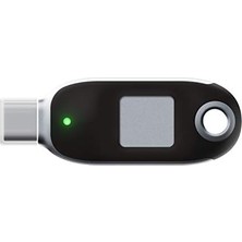 Eco Lounge Feıtıan Biopass K26 USB Güvenlik Anahtarı - Iki Faktörlü Kimlik Doğrulayıcı - Fıdo U2F + Fıdo2 ile Usb-C - Biyometrik Parmak Izi