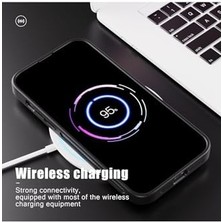 16 Pro Max Için ile Uyumlu Kılıf Renkli Kamera Lens Koruyucu Stand Olabilen Kablosuz Şarj Destekli Silikon Mat Sararmaya Karşı Dayanıklı Koruyucu Kapak