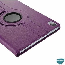 Tab P11 Pro 2.nesil Için Kılıf (ZAB50094TR) 360 Rotating Stand Deri [tab P11 Pro 2.nesil ile Uyumlu Kılıf - Kırmızı]