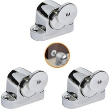 Eco Lounge Manyetik Kapı Tamponu Stoperi Nikel Kapı Stopu Mıknatıslı (3 Adet)