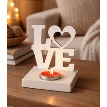 Dekoratif Ahşap Mum Işığı Seti Sevdiklerinize Özel Anlar Yaratın: Eklenebilir Tema