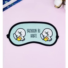 Giftmoda Yaşıyosun Bu Hayatı Tasarımlı Uyku Bandı