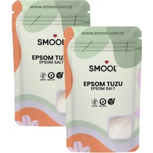 Eco Lounge Epsom Tuzu 2'li Set (2X1000 Gr) Ingiliz Tuzu Katkısız, Banyo Tuzu Ayak Banyosu Peeling 2 kg