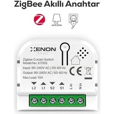 Eco Lounge Smart Akıllı Panjur Anahtarı Elektrikli Panjur Perde ve Jaluzi Için Kontrol Modülü Mobil Uygulama Denetimli Panjur Şalteri Zamanlayıcı Anahtar X7055