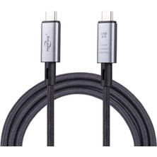 Eco Lounge 1mt USB 4.0 240W Thunderbolt Type-C To Type-C Şarj, Data ve 8k 60Hz Görüntü Aktarım Kablosu