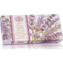 Eco Lounge Saponificio Artigianale Fiorentino Sabun 3X125 gr - Lavender