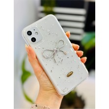 11 Şeffaf Simli Epoksili Fiyonk Oyuncaklı Silikon Kılıf