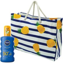 Eco Lounge Sun Spf 50+ Koruma & Nem Nemlendirici Güneş Kremi Sprey 200 ml + Plaj Çantası