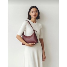 Kadın Günlük Model Ayarlanabilir Askılı Kol ve Omuz Çantası Bordo