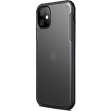 Eco Lounge 11 (6.1'') Için Kılıf Frosted Frame Siyah [ 11 ile Uyumlu Kılıf - Siyah]