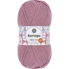 Kartopu Baby One(5 Adet) K1763 Gül Kurusu Renk El Örgü Ipliği