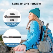 Eco Lounge Cep Telefonu Tripodu, Uzaktan Kumandalı Uzatılabilir Esnek Kamera Tripodu //gopro/kamera Için 1/4 '' Vidalı 360 ° Dönen Mini Taşınabilir