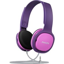 Eco Lounge SHK2000 Kablolu Kulak Üstü Çocuk Kulaklığı Pembe/mor