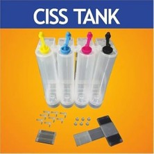 Eco Lounge Uyumlu Sistemi, 4 Renk Yazıcılar Için Uyumlu Şeffaf Tanki (Boş)