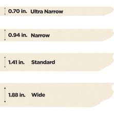 Eco Lounge Müteahhit Sınıfı Maskeleme Bandı, Tan, Genel Kullanım Için Bant, Çok Yüzeyli Yapışkan Bant, 1.88 Inç x 60.1 Yards, 3 Rulo