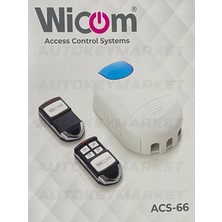 Normadia Otomatik Kepenk Alıcısı Wicom Set 2 Adet, Fotoselli Kumanda, Acs-66