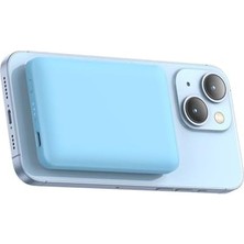 Eco Lounge MC-3952 15W Mini Manyetik 5000 Mah Powerbank, Mavi