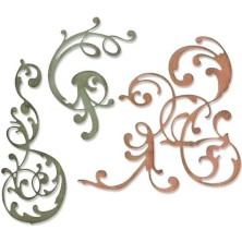 Eco Lounge Thinlits Stanzformen Set 3pk Verzierte Ornamente