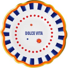 Baci Milano Dolce Vita 6'lı Çukur Tabak 23 cm Porselen