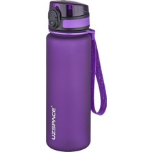 PremiumPort Mor Tritan Su Matara 500ML, Sağlam ve Hafif, Günlük Kullanım Için Ideal