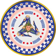 Baci Milano Dolce Vita 6'lı Trinacria Ekmek Tabağı 16 cm Porselen