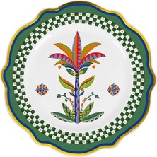 Baci Milano Dolce Vita 6'lı Palm Servis Tabağı 27 cm Porselen