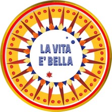 Baci Milano Dolce Vita 6'lı La Vita E'bella Ekmek Tabağı 16 cm Porselen