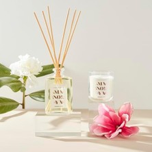 Çiçekleri Serisi Kokulu Mum Manolya