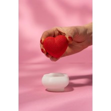 Rufus Concept Kalp Baklava Desenli Küçük Silikon Mum Kalıbı