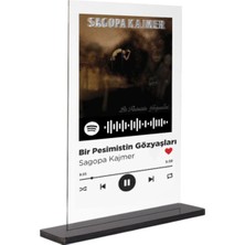 Dekori- Spotify Plak - Bir Pesimistin Gözyaşları / Sagopa Kajmer 15X20CM