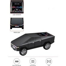 Buğz D68 Cyber Model Araba Tasarımlı Bluetooth Hoparlör 15W Güçlü Ses Rgb LED /tws/usb Siyah
