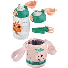 PremiumPort 480ML Tritan Matara, Pipetli, Dayanıklı ve Şık Tasarım