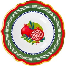 Baci Milano Dolce Vita 6'lı Nar Çukur Tabak 23 cm Porselen