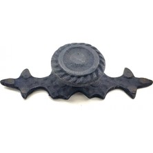 Pazarcan Lounge Antika Tarz Dekoratif Pirinç Çizgili Düğme - 25X80 Mm, Oksit