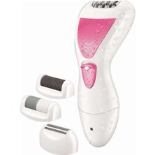 Pazarcan Şarjlı Epilasyon Cihazı Çok Başlıklı Ayak Bakımına Uygun Epilatör Aleti