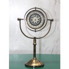 Pazarcan Pirinç Masa Üstü Pusula Model 4