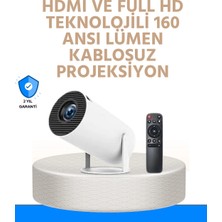 Pazarcan Kablosuz ve Kablolu Bağlantı Seçenekli Ev Tipi Projeksiyon