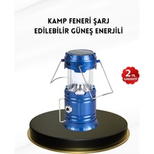 Pazarcan Solar Kamp Lambası Kızak Sistemli Şarjlı Taşınabilir Doğa Yürüyüşü Işığı