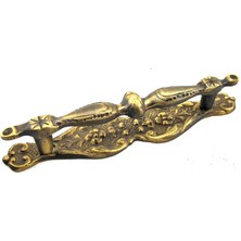 Pazarcan Lounge Antika Tarz Dekoratif Pirinç Aynalı Mobilya Çekmece Kulbu - 23X115MM, Antik