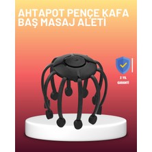 Pazarcan USB Şarjlı Kafa Masaj Aleti 3 Modlu 8 Başlıklı Stres