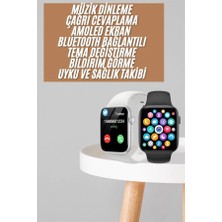 Pazarcan 1.83 Inç Akıllı Saat Android ve Ios Uyumlu Çağrı Cevaplayabilen Adımsayar Gps Takibi