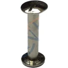 Pazarcan Lounge Cilt Menü, Katalog, Kartela Vidası, 20 mm - Nikel, 100 Adet