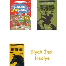İş Bankası Kültür Yayınları Sincap Sinko: Hikayelerle Dini Değerler 8 Ziyaret Adabı (Kapak Değişebilir) + Dünyanın Merkezine Yolculuk + Siyah Inci Hediye