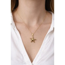 Suzi Shine Deniz Yıldızı Çelik Kolye