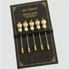 Ayena Moda 5 Adet Inci Şal Iğnesi