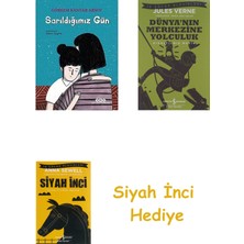 İş Bankası Kültür Yayınları Sarıldığımız Gün + Dünyanın Merkezine Yolculuk + Siyah Inci Hediye